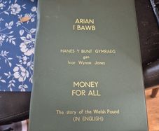 Money for all book with bank note