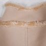 Marks & Spencer Beige Cream Suede Shearling Trim Zip-Up Jacket 12UK/40EU Image 7