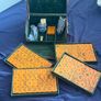 Rare Vintage Chinese Mahjong Set 144 Bakelite Tiles, Accessories and Key . Kiu Yih Case Image 4