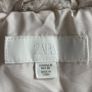 Zara semi long cream belted puffer jacket Image 5