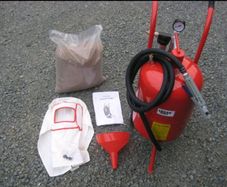 Sandblasting sand
