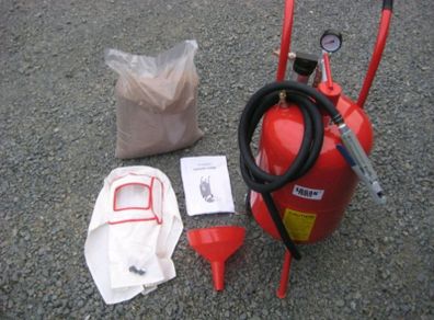 Sandblasting sand
