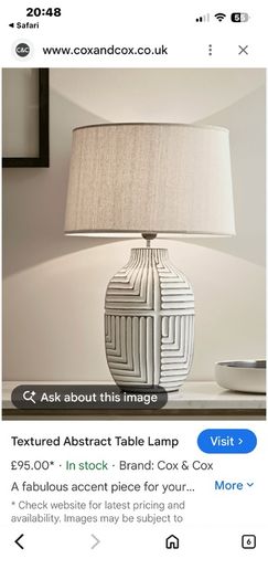 Rustic Table Lamp by Uneek