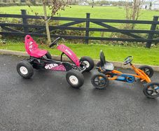Berg and John Deere go karts/tractors/Acc