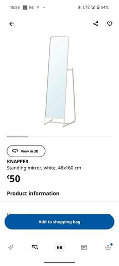 IKEA standing mirror