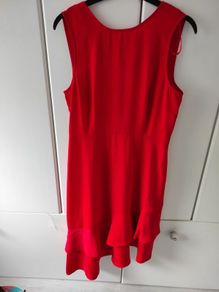 ladies red dress Warehouse
