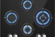 Gas Hob 4 burners propane/natural gas