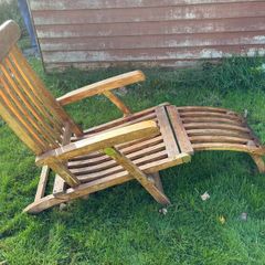Wooden folding garden chairs