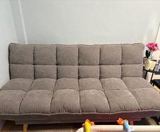 Grey Fabric Sofa Bed