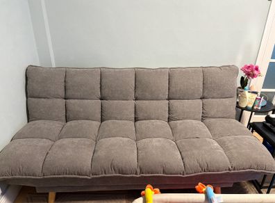 Grey Fabric Sofa Bed