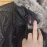 Topshop faux leather ladies biker jacket (free postage) Image 8