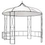 Gazebo 300x290 cm Anthracite Round Image 2