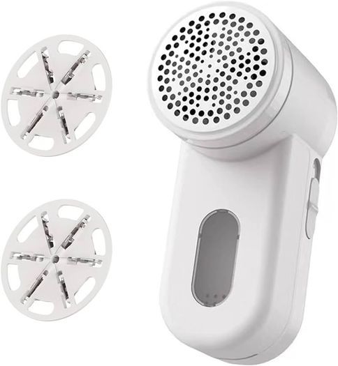 NEW SALE | Electric Lint Remover, Portable Fabric Shaver Defuzzer with 6-Leaf Blades, Dual Protection, Removable Bin, Quickly Remove Fuzz, Lint Balls, Pills, Bobbles from Clothes