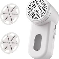 NEW SALE | Electric Lint Remover, Portable Fabric Shaver Defuzzer with 6-Leaf Blades, Dual Protection, Removable Bin, Quickly Remove Fuzz, Lint Balls, Pills, Bobbles from Clothes