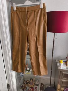 leatherette trousers