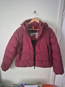 Superdry Stanton Red Womens Puffer Jacket