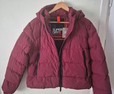 Superdry Stanton Red Womens Puffer Jacket
