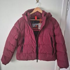 Superdry Stanton Red Womens Puffer Jacket