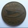 Irish One Penny 1946 Coin Old Ireland 1d Image 2