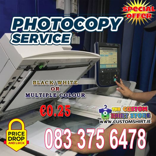 T-Shirt Printing & Workwear Embroidery | Photocopy Services