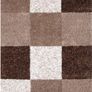 Area Rug Modern Luxury Shaggy Rug, Multicolour Pattern Carpet, Ultra Soft for Bedroom, Living Room, Kids Room, (160x230 cm, Brown) Image 2