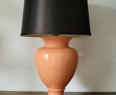 Vintage crackle effect lamp