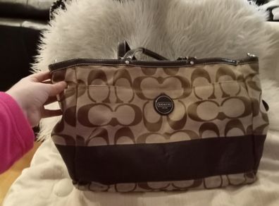 COACH  large diaper  bag
