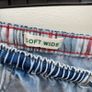River Island Light Blue Wide Leg Pyjama Style Drawstring Jeans - Size 10 Short Image 5