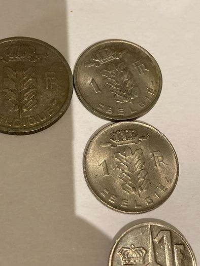 Belgium coin lot of 18 coins
