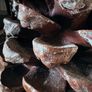 New XXXL frosted detail rustic resin Pinecone with subtle frost detail Image 6