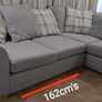 L shaped couch Image 5