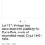PRICE DROP-Antique Coca Cola Image 4