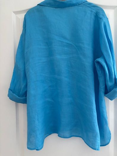 Dunnes Turquoise Long sleeve  Blouse