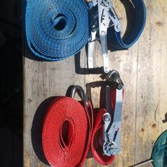 Heavy duty rachet straps 30 per set or 50 for both brand new