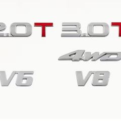 3D Car Displacement Stickers/ Car Stickers