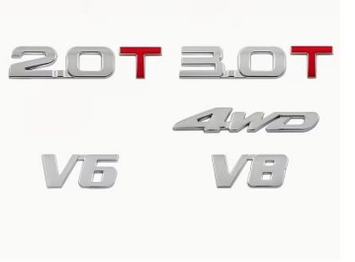 3D Car Displacement Stickers/ Car Stickers