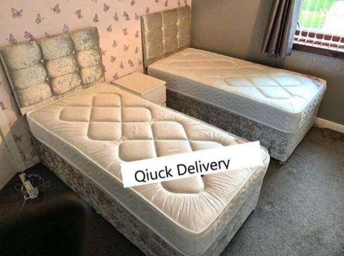 New Divan Beds Instock. All Sizes Available. All Colours Available.. Drawers Option Available. Tufted Memory Foam Mattresses Available