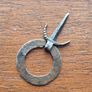 13-15th century Silver Annular Brooch, dagger pin design, exceptional rarity! Image 5