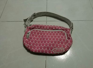 Vans Pink Skull Small Shoulder Handbag