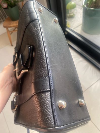 Vintage Chesneau Black Leather Bag