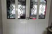 Glass dining doors