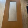 Wooden Coffee Table with Glass Insert Image 3