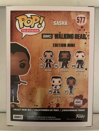 Vaulted Funko Pop | Sasha #577 | The Walking Dead | Mint Condition
