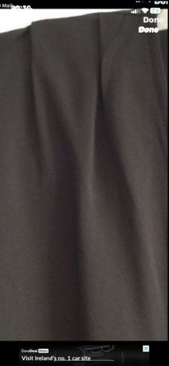 top Bnwt Zara black top size large tie front end