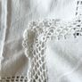 Vintage handmade lace butterfly tablecloth Image 4