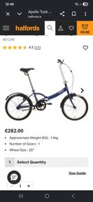 Folding bike