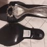 Brand new black shoes with diamante buckle Image 2