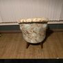 Victorian Style Button Back  Armchair  Solid Wood Legs with Castors Image 3