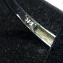 Vintage 9ct White Gold Solitaire Ring 375 Hallmarked Size 54 Image 9