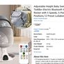 Adjustable Height Baby Swings for Infants to Toddler-Electric Bluetooth Infant Swing Image 2